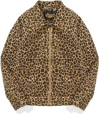 Drew House Cotton Twill Gas Jacket Cheetah DR-FW21-089