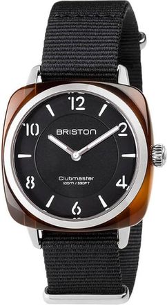 Briston Clubmaster Quartz White Dial Unisex Watch 17536.SA.T.1.NB
