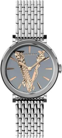Versace Virtus Barocca Veri 006 20 - Dames - Horloges - Grijs - ONE Size - Accessoires