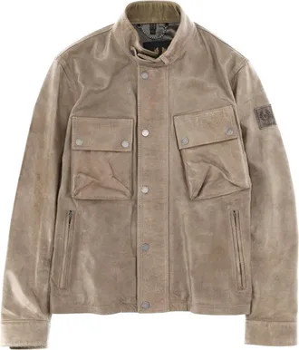 Belstaff Racemaster Air Cow Leather Stand Collar Jacket