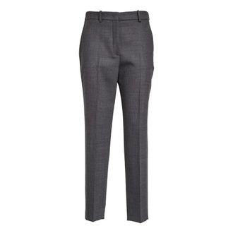 Incotex Broeken, Heren, Grijs, S, Wol, Kostuumbroek