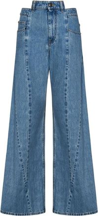 Maison Margiela Stonewashed Blue Cotton Denim Jeans