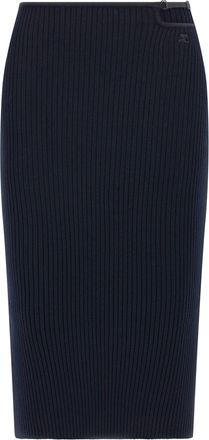 Courrèges Loop Rib Knit Skirt