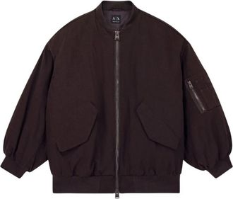 A|X Armani Exchange Antagonist Bomberjack - Dames - Bomber jackets - Zwart - XS - Polyester - Jassen