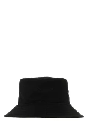 Givenchy Mens Black Cotton Blend Bucket Hat Cappelli