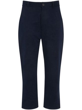 STUDIO NICHOLSON Bill trousers - men - Cotton - M - Blue