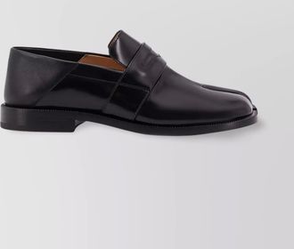 Maison Margiela leather tabi loafers