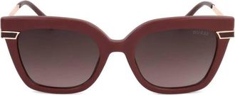 Guess Bordeaux Gradient Butterfly Ladies Sunglasses GF00015 69T 51