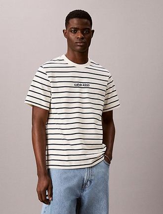 Calvin Klein Relaxed Stripe Logo T-shirt