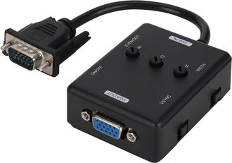 OEM Convertidor De Entrada S-video, Adaptador Bnc A Vga, Con Visualizaci&oacute;n En Pantalla, Ajustes Personalizables, Dise&ntilde;o Compacto Y Port&aacute;til, Ideal Para Vi