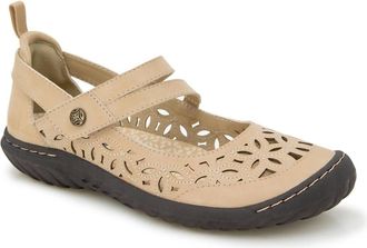 JBU by Jambu Womens Bellerose Encore Mary Jane Flat In Nude