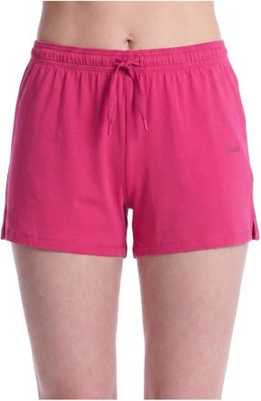 HUGO BOSS CI Shorts CW - Dames - Korte Broeken - Roze - M - Katoen - Korte Broeken