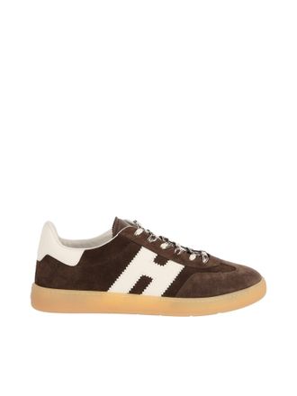 Hogan Brown Suede Hogan Cool Low-Top Sneakers