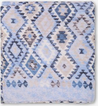 Hemisphere Rechteckiger Schal aus Strick mit Rautenmuster Noriniknit