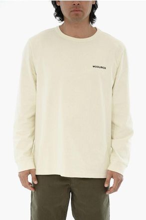 Woolrich Long-Sleeve Crewneck T-Shirt with Back Print size 3xl