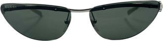 Gucci Butterfly Stijl Zonnebril - Dames - Zonnebrillen - Grijs - ONE Size - Accessoires
