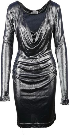Vivienne Westwood Kleedjes, Dames, Grijs, XS, Elizabeth Jurk
