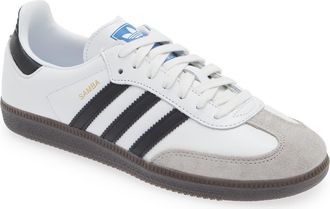 adidas Gender Inclusive Samba OG Sneaker in Ftwwht/cbl at Nordstrom, Size 13.5