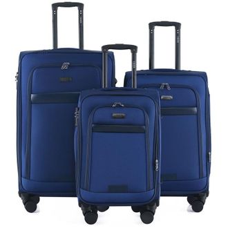 Izod Noah 3-Piece Lightweight Expandable Softside Luggage Set