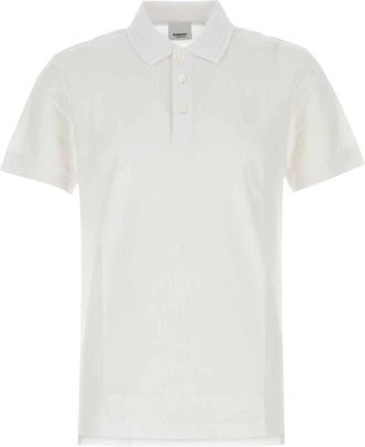 Burberry Short Sleeve Polo Shirt - Heren - Polos - Wit - XS - Tops