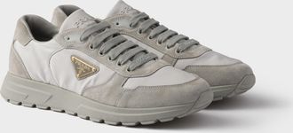 Prada Prax 2.0 Re-Nylon and suede sneakers