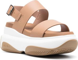 Liu Jo Brown June 06 Chunky Platform Open-Toe Sandals