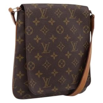 Louis Vuitton Pre-owned Musette Salsa Short Shoulder Bag - Dames - Pre-owned - Bruin - Maat: ONE Size Leer