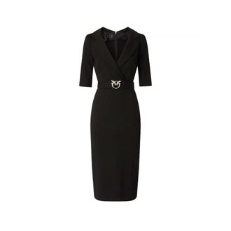 Pinko Abito Midi Arnebia - - Dresses - Donna - Nero - L