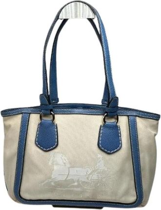 Celine Pre-owned Leren Tote Bag - Vintage - Dames - Vintage Shopper - Beige - ONE Size - Leer - Vintage