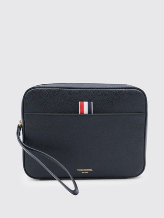 Thom Browne Grained Leather Pouch