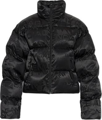 Balenciaga Donsjack - Dames - Gewatteerde jassen - Zwart - M - Leer - Jassen