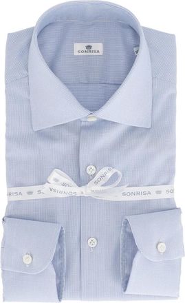 Sonrisa Camicia - Heren - Zakelijke Overhemden - Blauw - L - Overhemden