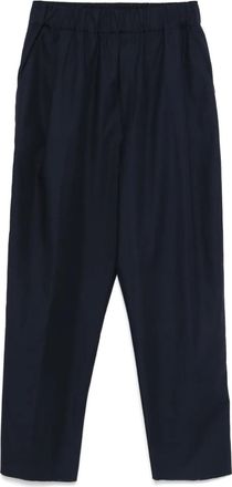 Laneus Pantaloni in popeline - Blu