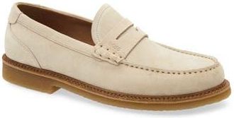 BOSS Kope Moc Toe Penny Loafer in Open White at Nordstrom Rack, Size 11Us / 10Uk
