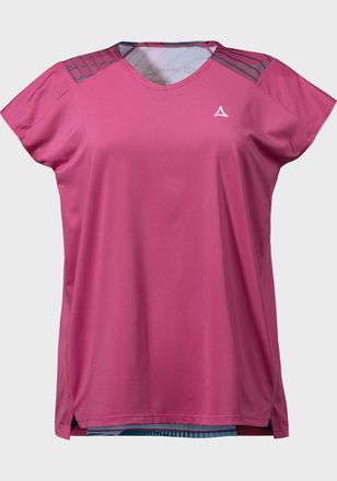 Sch&ouml;ffel Funktionsshirt SCH&Ouml;FFEL T Shirt Aukra L, Damen, Gr. 36, pink (3155, pink), Oberstoff : 92% Polyester 8% Elasthan, V-Ausschnitt, Shirts Funktionsshirt