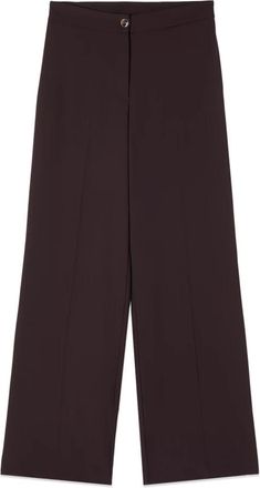 Oltre Palazzo Broek - Dames - Wijde Broeken - Bruin - M - Polyester - Broeken