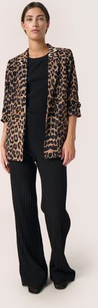 Soaked In Luxury Blazer Casual fit Leopard Pattern animal