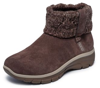 Skechers Womens Easy Going-Cozy Weather 2 Suede Hands Free Slip-ins Ankle Boot, Chocolate, 4.5 UK