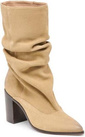 Dolce Vita Talina Pointed Toe Bootie in Dk Taupe Suede at Nordstrom Rack, Size 5.5