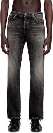 Diesel Slim Jeans Regular Waist 1993 D-Vyl, Black/Dark grey, Button fly