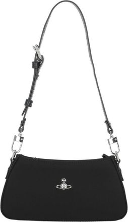 Vivienne Westwood Rectangular Minimalist Shoulder Bag With Metallic Orb Logo