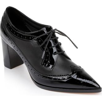 L'agence Elodie Pump in Black Leather at Nordstrom Rack, Size 8