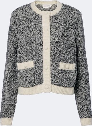 Moncler Cardigan in misto lana e alpaca