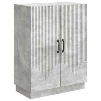 vidaXL Aparador Gris Hormig&oacute;n 66 X 34,5 X 87 Cm Madera De Ingenier&iacute;a Vidaxl