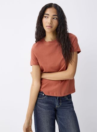 Twik Womens Short-sleeve crew-neck Tee Shirt Relaxed fit