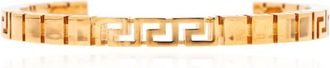 Versace Armband met karakteristiek Grieks patroon - unisex - Armbanden - Geel - S - Accessoires