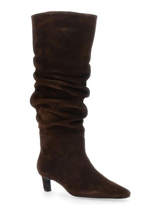 Alohas Womens Boots Kalila Brown Suede