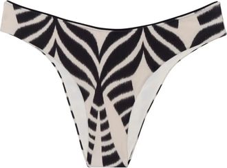 Lenny Niemeyer Slip bikini con stampa - Nero