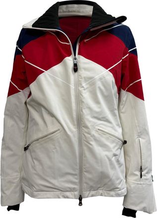 Perfect Moment Chamonix Color-Block Padded Ski Jacket in Multicolor Polyester