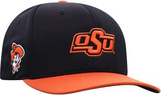 Top of the World Mens Top of the World Black Oklahoma State Cowboys Reflex Fitted Hat at Nordstrom, Size Small/medium